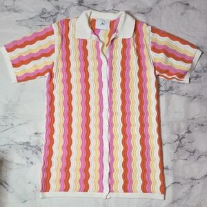 YLLW The Label Felix Knit Mini Dress In Sorbet